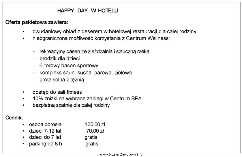 Który z wymienionych rodzajów gości hotelowych jest 