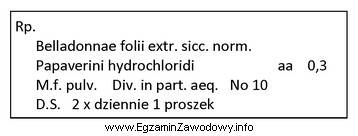 Oblicz ilość wyciągu suchego standaryzowanego z liścia 