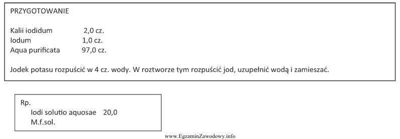 Oblicz, korzystając z fragmentu FP X, ilość wody 