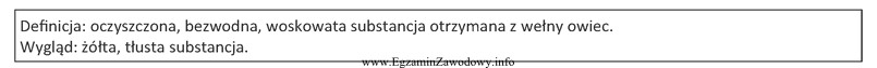 Której substancji pomocniczej dotyczy przedstawiony opis farmakopealny zgodnie z 