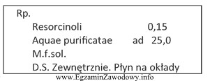 Aby zapobiec powstaniu niezgodności podczas sporządzania leku wedł