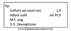 Który zestaw utensyliów aptecznych jest potrzebny do sporzą