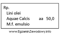 Do opakowania leku sporządzonego według podanej recepty należ