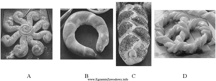 Na którym rysunku przedstawiony jest wyrób cukierniczy?